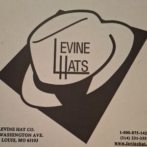 Levine Hat Black And Brown Bailey Fedora For Businessmen